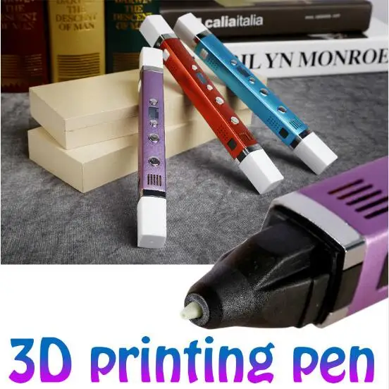 

2017 Creality Third Generation 3D Print Pen For Children 's Creative Painting DIY1.75mm ABS/PLA 3D Print Pen Mobile Power Supply