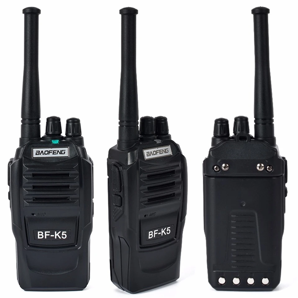 2 шт. Baofeng K5 Ham Радио Walkie Talkie 400-470MHz UHF трансивер 1500mAh 2 Way Радио любительский удобный переговорный для безопасности