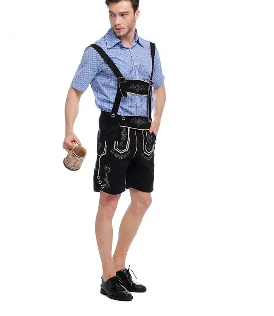 Free PP New Mens German Beer Festival Oktoberfest Lederhosen Hat Beer Maid Women Bavarian