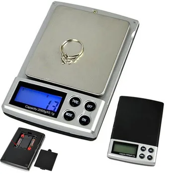 

by DHL or EMS 100 pieces 2000g x 0.1 Digital Electronic Balance Weight Scale