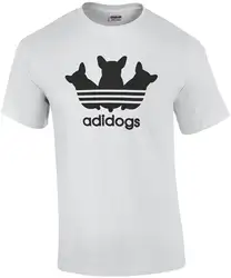 Adidogs-забавная пародия футболка для мужчин и женщин унисекс модная футболка Бесплатная доставка