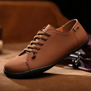 

New Nice Mens Shoes Split Leather Men Flats Handmade Mens Loafers Fashion Designer Slip On Espadrilles