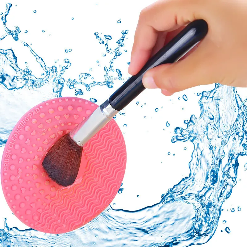 

1pcs Makeup Brush Cleansing Pad Palette Brush Cleaner Cleaning silicon Mat Washing Scrubber Pad Cosmetic Make Up Cleaner Tools