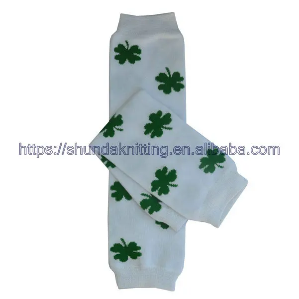 Free Shipping Four Clover Shamrock St Patrick's Day Baby Toddler Leg