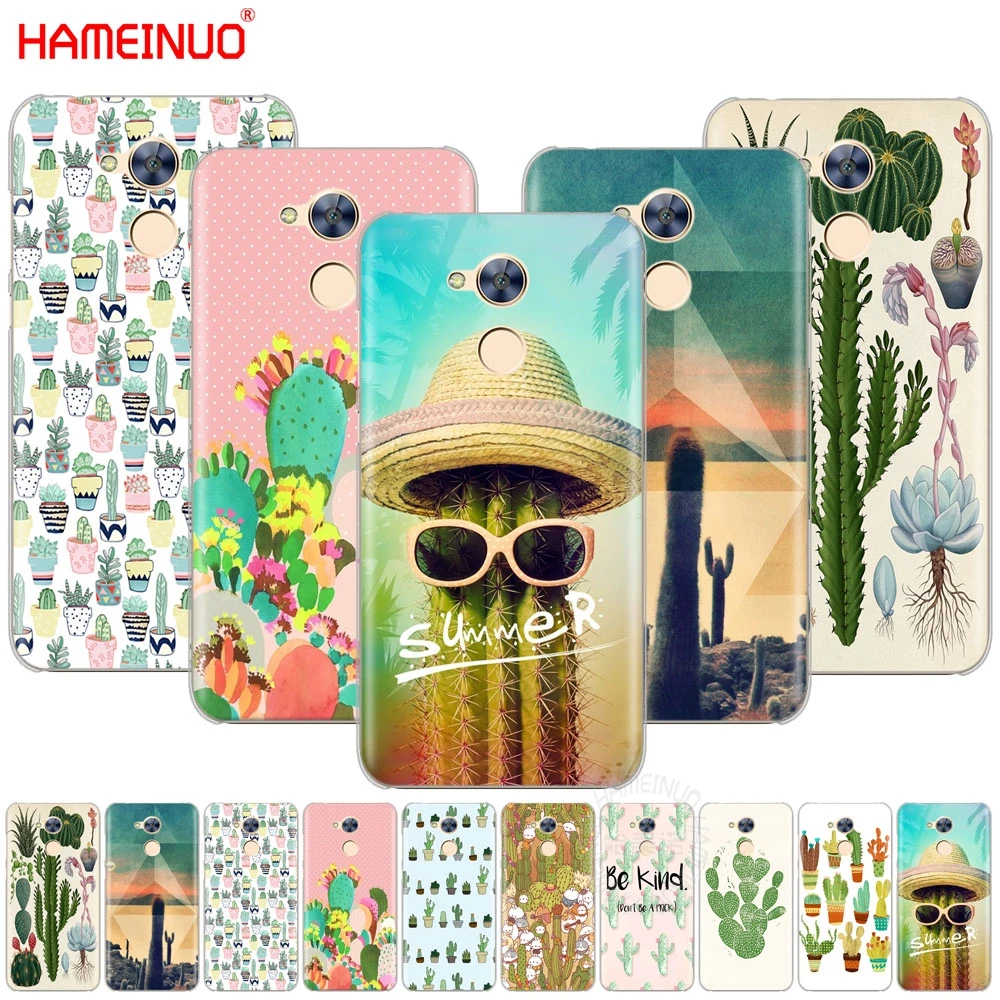 HAMEINUO cactus plants summer Cover Case for Huawei Honor V10 4A 5A 6A 6C 6X 7X 8 9 NOVA PLUS LITE | Мобильные телефоны и