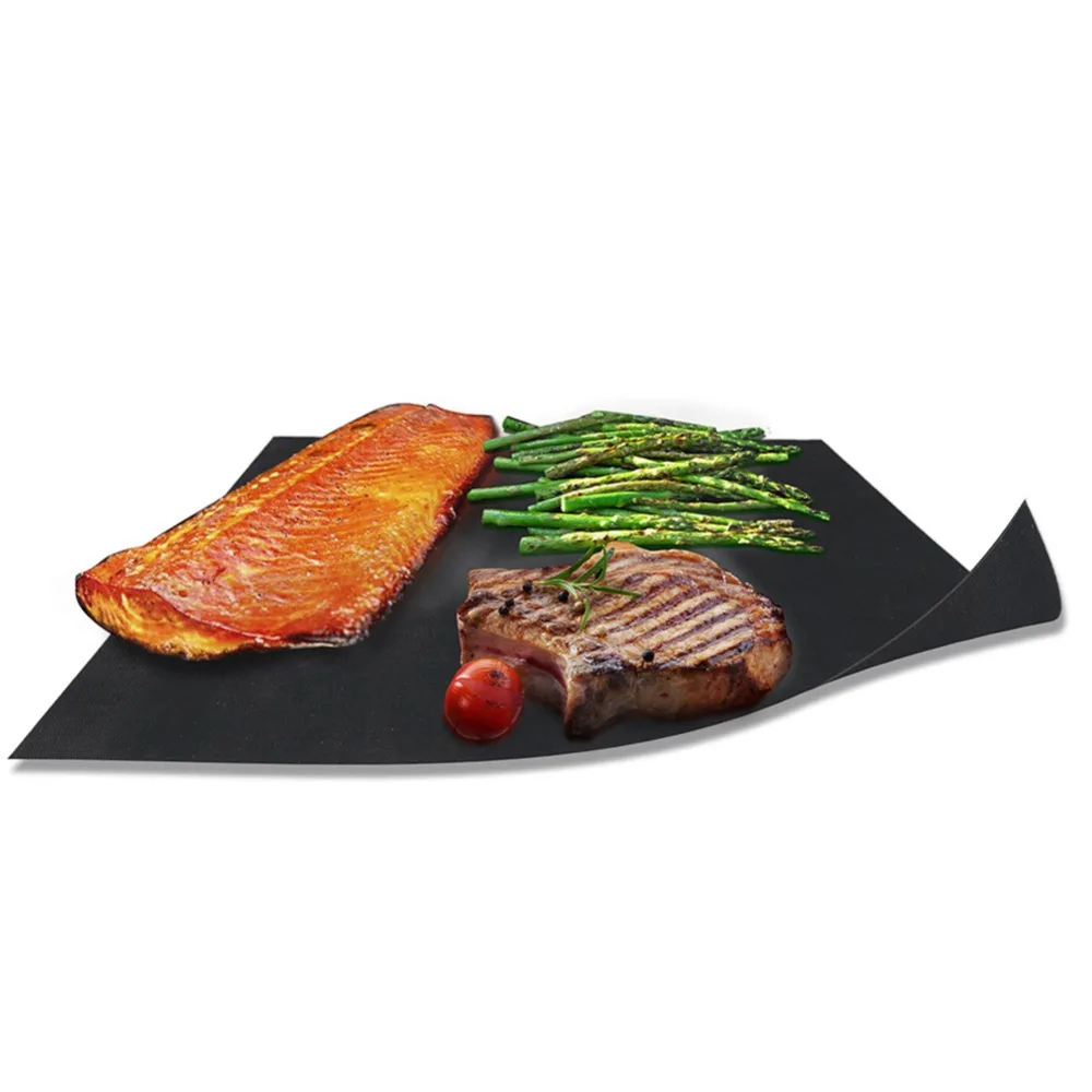 Meijuner BBQ Grill Mat Reusable Cooking Sheet Cooking Tool High Temperature BBQ Mat Non-stick Outdoor Teflon For Home Restaurant