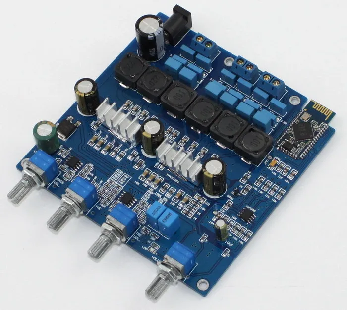 

Frss Shipping 24VDC 2.1 channel class D bluetooth 4.0 TPA3116 Input mode only Bluetooth input amplifier board 2*50W