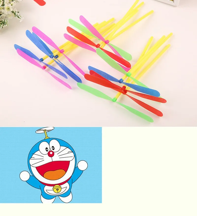 10-Pcslot-Plastic-Helicopter-Bamboo-Dragonfly-Flying-Classic-Traditional-Toys-Baby-Game-Spiral-Arrows-5-Colors-TY0156 (3)