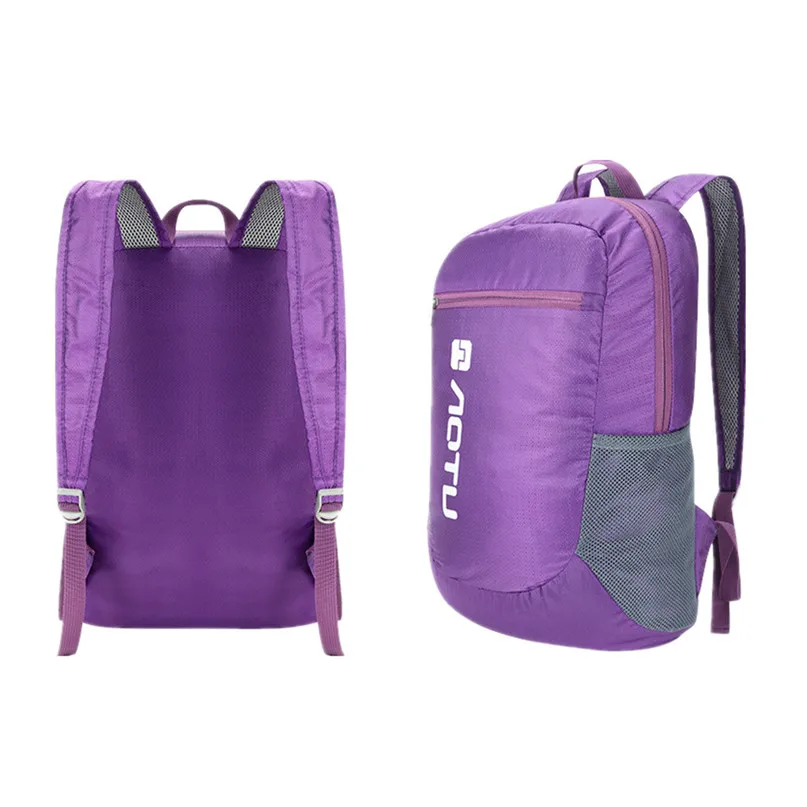 Lightweight Nylon Foldable Backpack Waterproof Backpack Folding bag Ultralight Outdoor Pack for Women Men Travel Hiking #3j12#F (13)