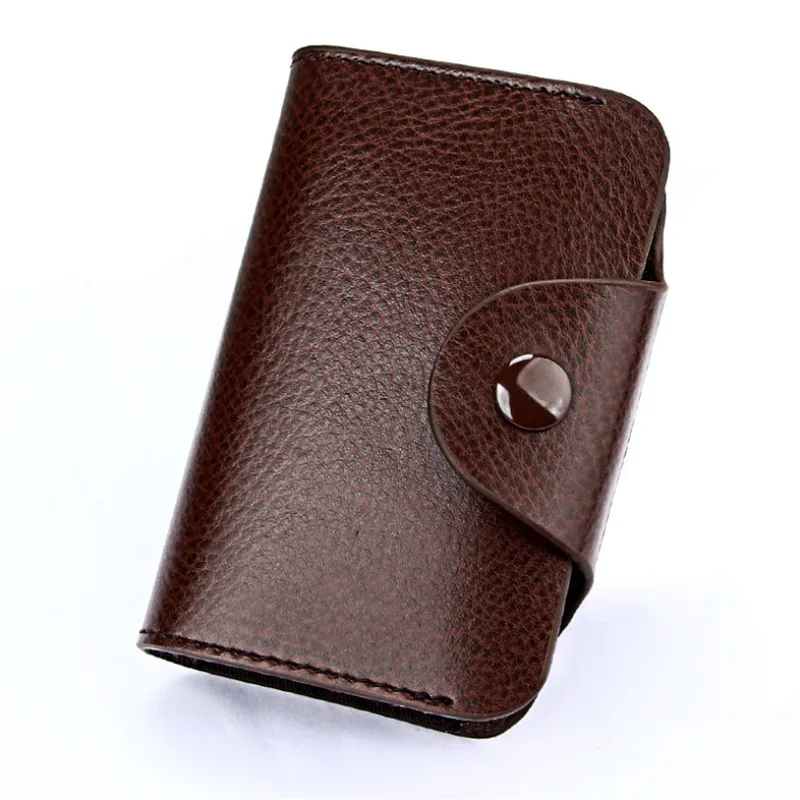 Кошелек из натуральной кожи унисекс для мужчин и женщин|credit card case|id holderbusiness case |