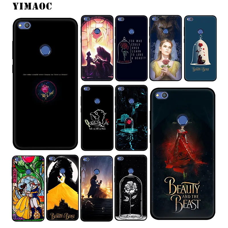 

YIMAOC Beauty and the Beast Soft Case for Huawei Mate 20 10 P30 P20 Pro P10 P9 P Smart Z 2019 & Nova 3 3i Lite for P30 Lite