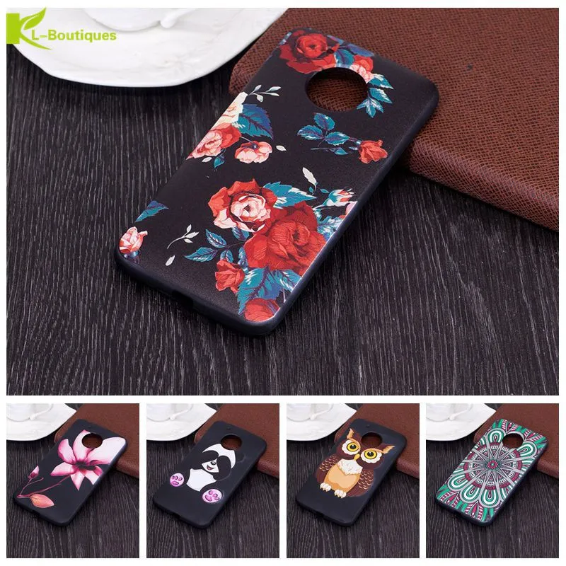 

For Coque Motorola Moto G5 Case Cute Panda Owl Soft Silicon Cases For Motorola Moto G 5 Plus Cartoon 3D Printed Phone Back Cover