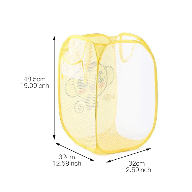 1 قطعة للطي القذرة الملابس الغسيل دلو سلة التخزين لعب الأطفال حذاء أشتات تخزين منظم