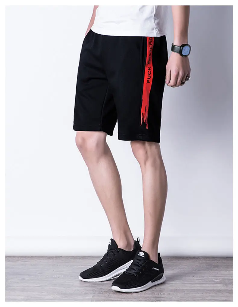 Casual Shorts Men Summer Sports Shorts Quality Beach Male Short Pants Breathable Elastic Waist Fashion Plus Size 5XL Boardshorts 05