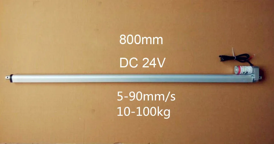 

H800 800mm stroke windows Electric linear actuator dc motor, DC 24V Heavy Duty Pusher 100Kg, medical care bed, high Quality