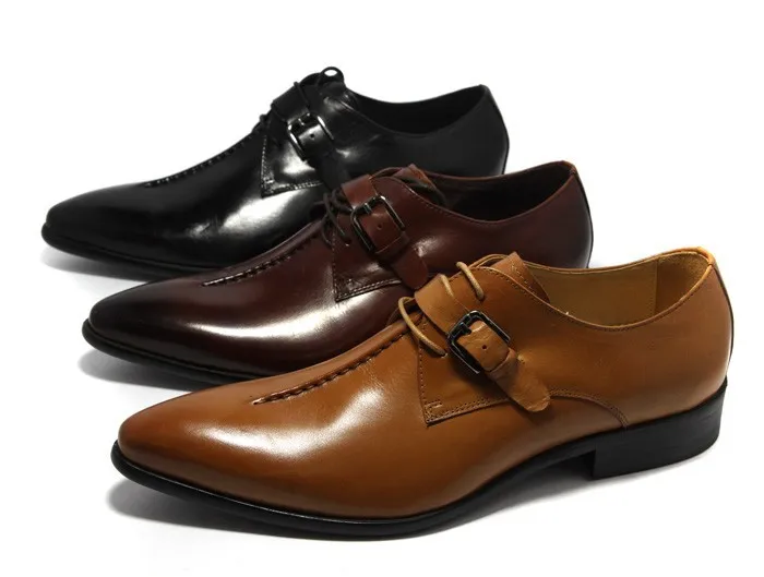 Leather Mens Shoes Deep Business 1