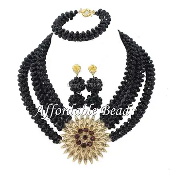 

Black Party Jewelry Sets Pretty Wedding Party Jewelry Set New Arrival BN087