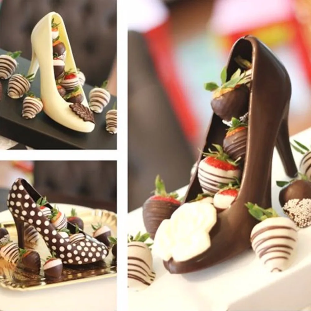 Aliexpress Buy New 3D High Heeled Shoes Mold Fondant