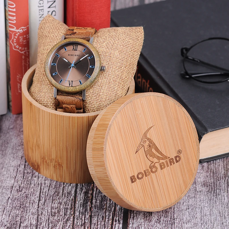 BOBO BIRD Wooden Watches Men Quartz Clock Metal back cover Quality Products Drop ship relogio masculino BOBO BIRD Wooden Watches Men Quartz Clock Metal back cover Quality Products Drop ship relogio masculino