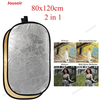 

Godox Two-in-all reflector 80*120cm double-sided reflector soft light photo filling plate photographic reflector CD50 T03