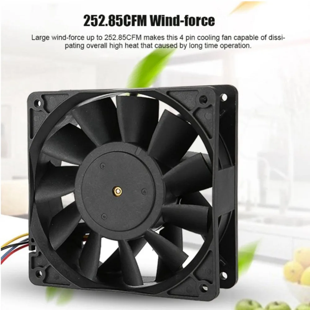

Mining Machine Cooling Fan PFC1212DE 12V 4.8A 5000RPM PC Desktop Computer Cooler Fan Drop Shipping