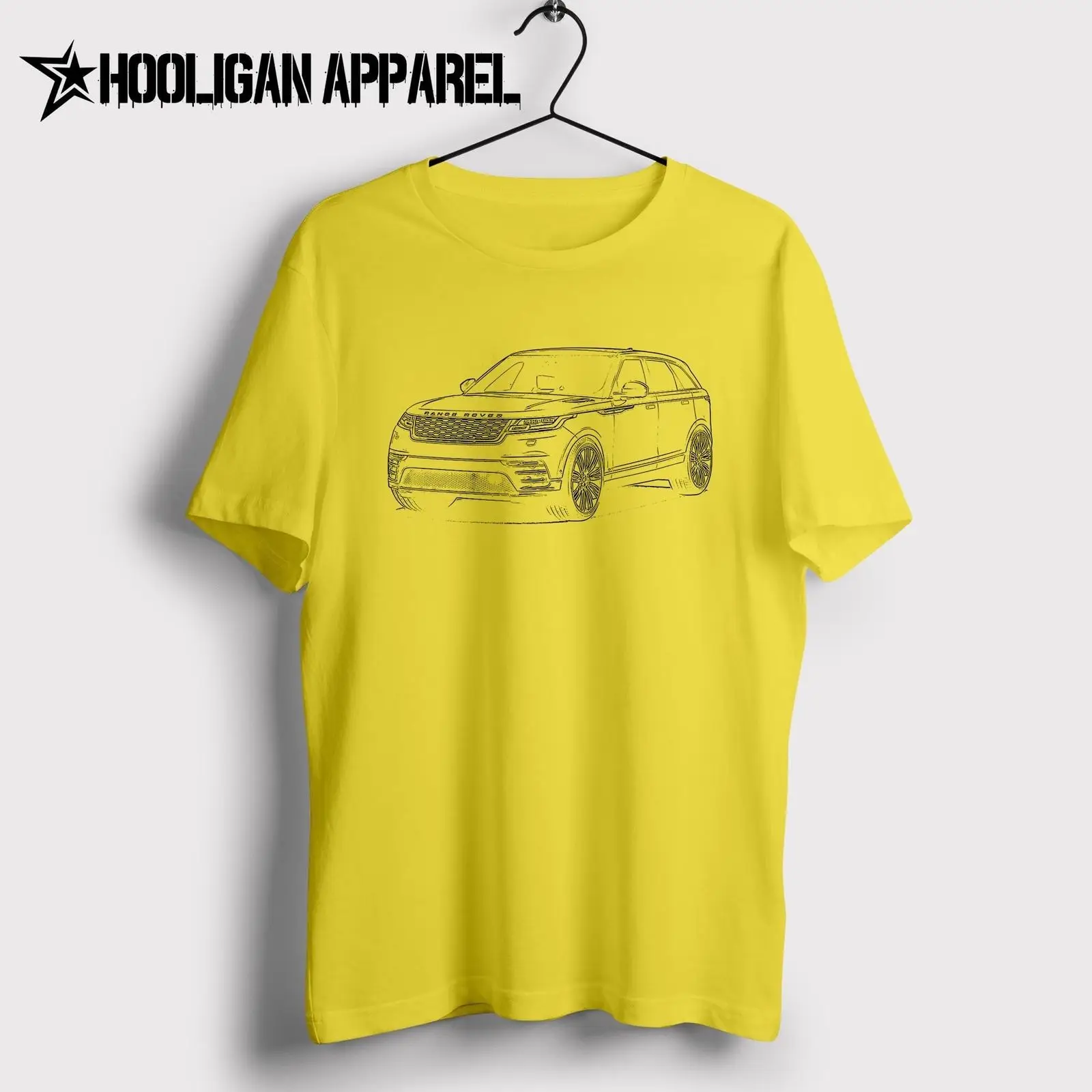 2019 Summer T Man Clothing British Classic Car Fans Velar 2017 Inspired Car Art T-Shirtcomfortable Male T-Shirt