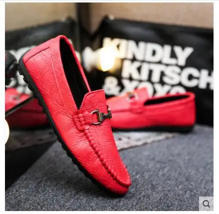 

2018 Summer leisure fashion men's doudou ociety guy British style set foot lazy waterproof skid - proof driving shoes
