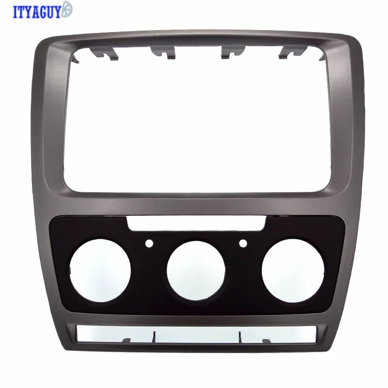 ITYAGUY High Quality Car Refitting DVD Panel Dash Kit Audio frame Radio Fascia For Skoda Octavia(2010~2013) Auto/Manual A/C