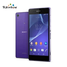 Sony Xperia Z2 D6503 разблокированный мобильный телефон GSM WCDMA 4G LTE Android четырехъядерный ОЗУ 3 Гб ПЗУ 16 Гб 5,2 дюйма камера 20 МП