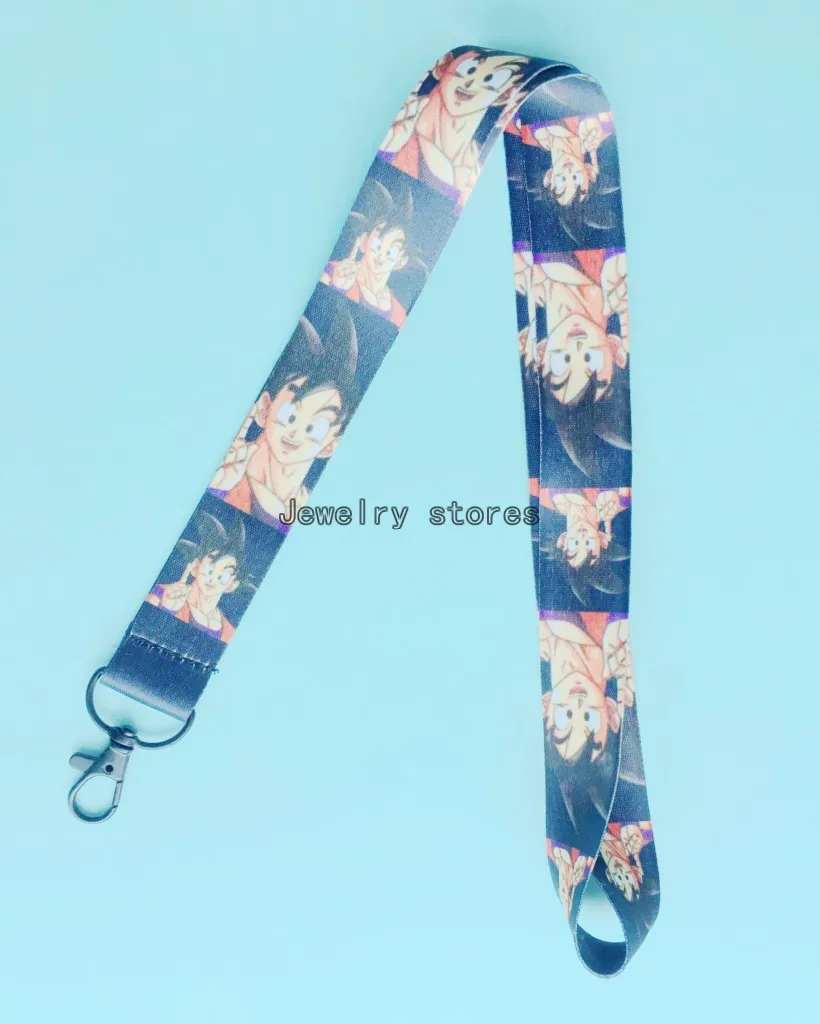 10 Pcs Dragon Ball popular Anime Cartoon Neck Straps Lanyards key ID