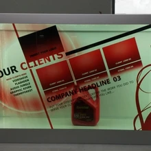 42 дюймовый прозрачный жидкокристаллический дисплей сенсорный экран, рекламный дисплей