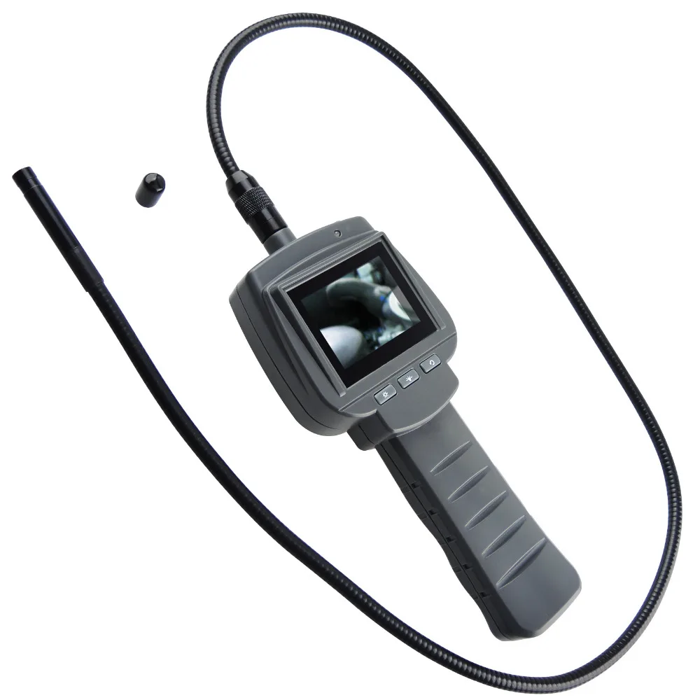 

2.4" LCD HD Industrial Endoscope 9mm Camera Borescope Inspection 4 LED Snake Scope 1M Cable IP67 Waterproof Car Pipe Repair