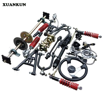 

XUANKUN Beach Car Accessories A Drag Three Brake Front Axle Four Wheel Electric Car Front And Rear Suspension Steering Rear Axle