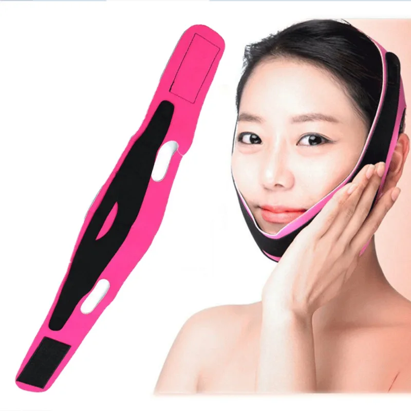 Chin Cheek Lift Up Massage Slimming Slim Mask Thin Belt Strap Band V Face Shaper | Дом и сад