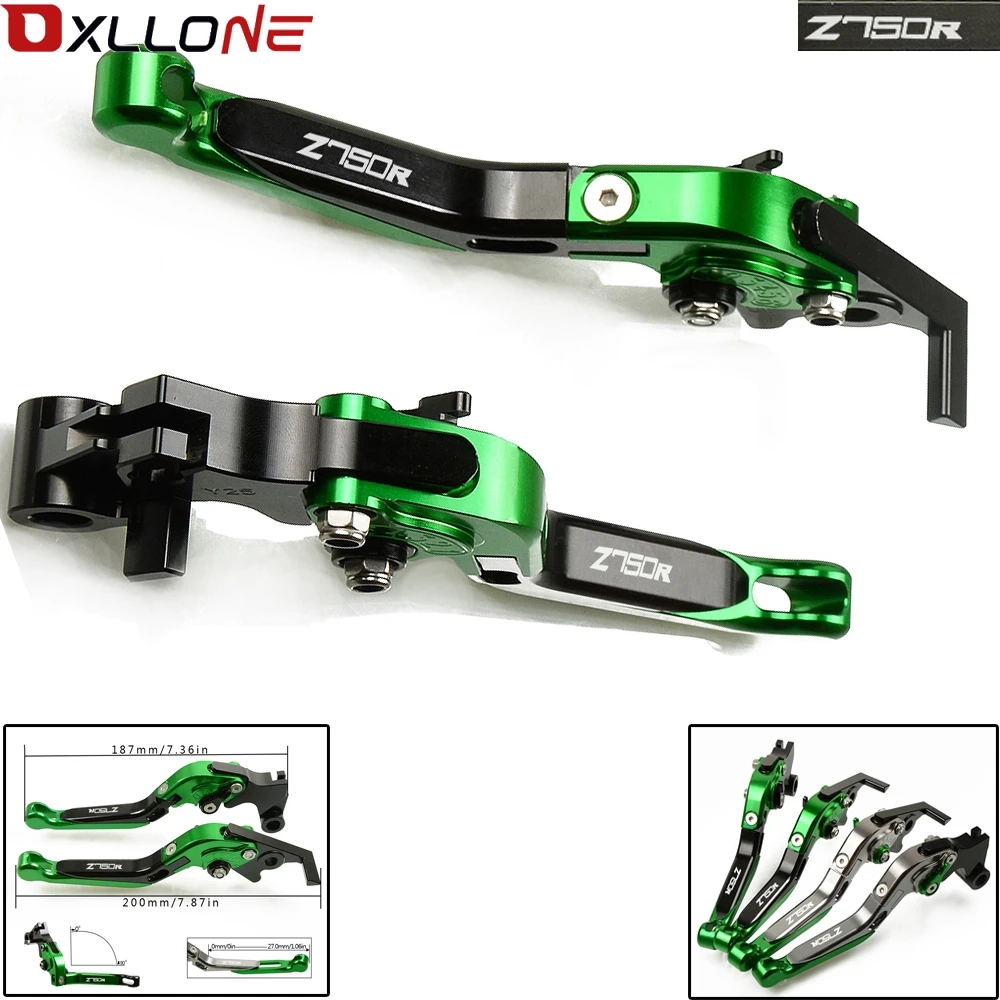 

MOTORCYCLE LONG CNC ALUMINUM BRAKES CLUTCH LEVERS SET MOTORBIKE BRAKE FOR KAWASAKI Z750R ZX6R/636 ER6N VERSYS Z750 Z800 Z300