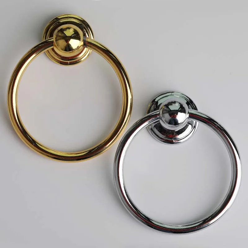 

dia 70mm modern simple drop ring silver chrome gold drawer tv cabinet sofa chair kitchen cabinet door pull knob handle