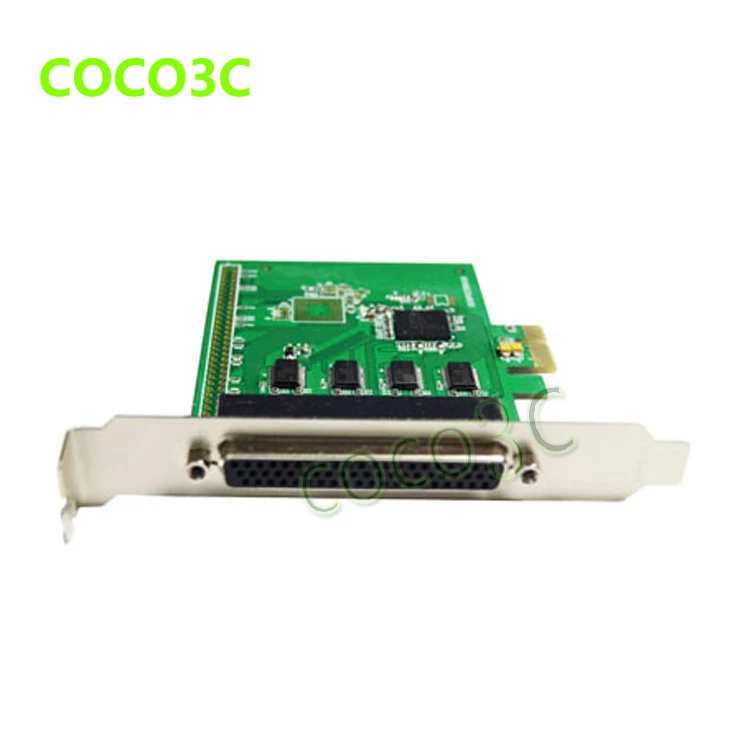  PCI-e de RS232 DB9 puertos convertidor POS máquina de 8 puertos serie PCI Express con ventilador ca