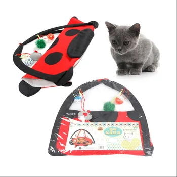 

Cat tent bed amusement park playful kitty Beetle folding multifunction cats dog toy