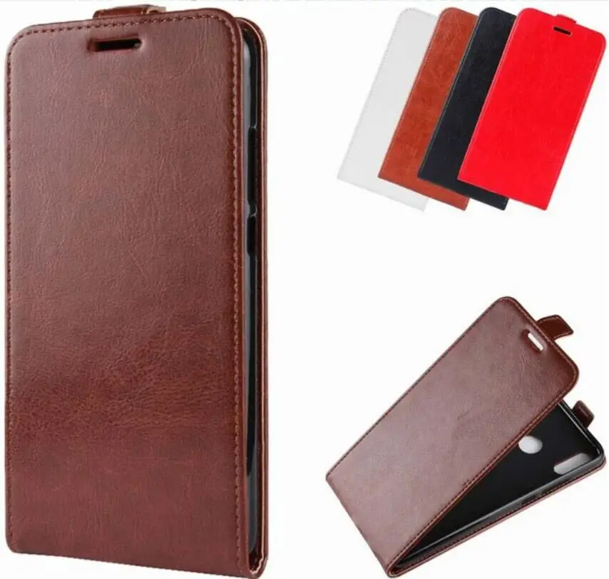 Case for Huawei Honor 8X Cover R64 Grain Vertical PU Leather Flip Men Women Phone Covers | Мобильные телефоны и