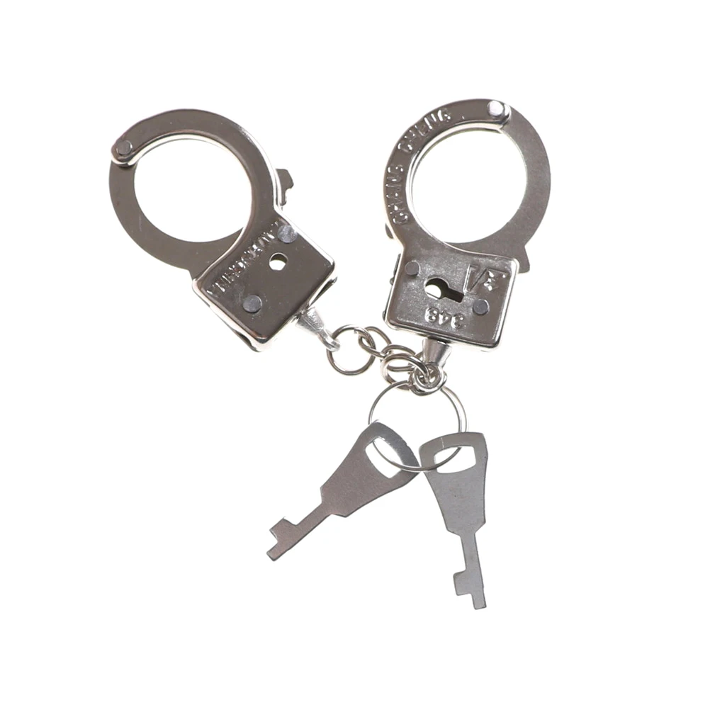 

Car Key Keyring Handbag Key Chain Chaveiro Creative Police Man Handcuff Keychain Charms Pendant