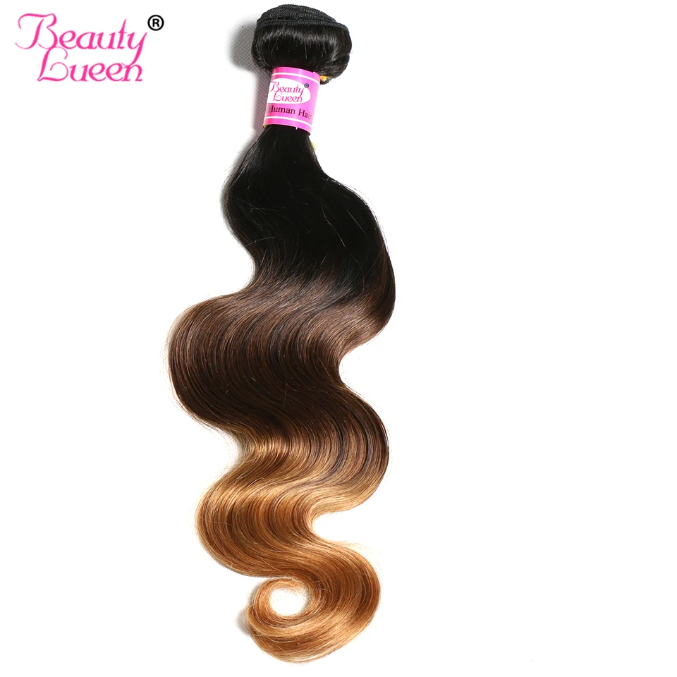 

Malaysian Body Wave Bundles 1b/4/30(27) Ombre Human Hair Weave Bundles Can Buy 3/4 Bundles Non Remy Beauty Lueen Hair Extensions