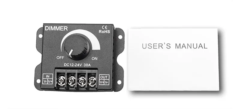 Вращающийся светодиодный регулятор яркости 12 В 24 30 А 360 Вт|led controller|control led stripscontroller