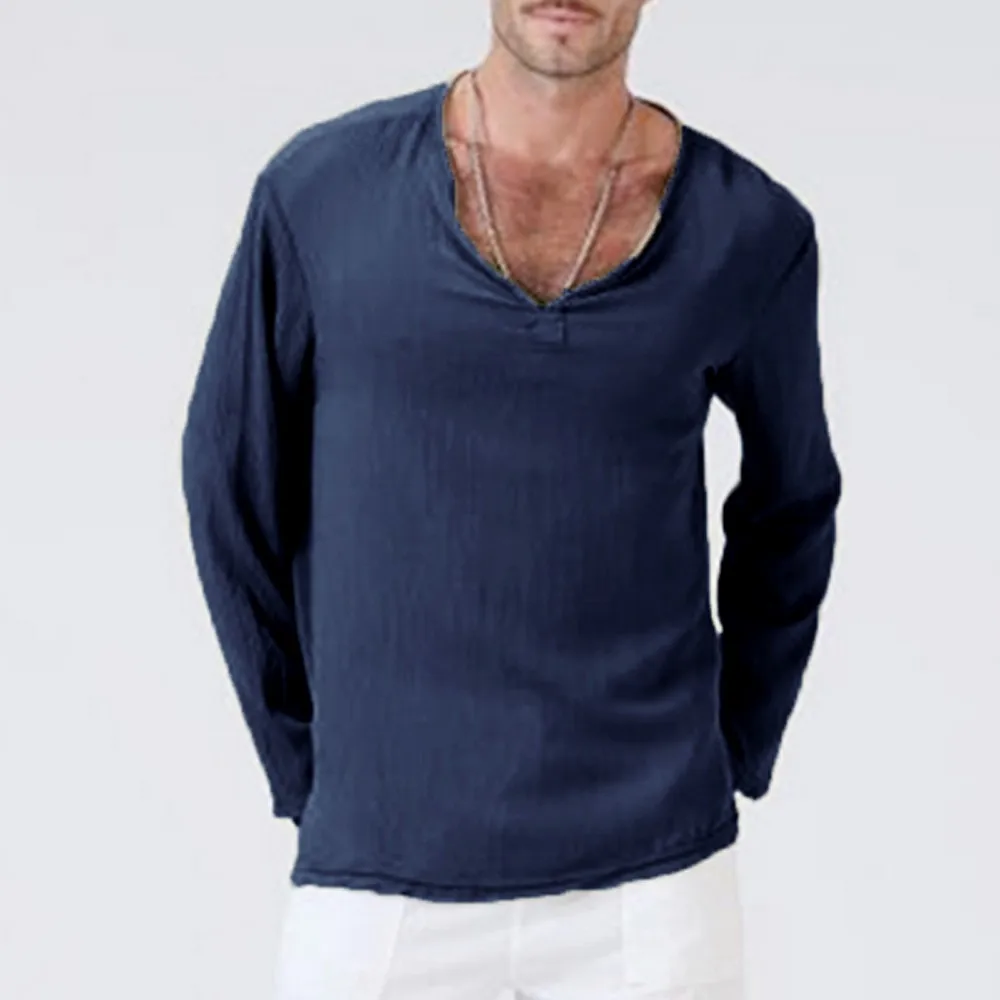 men long sleeve dress shirts slim t-shirt summer yoga casual top blouse pullover