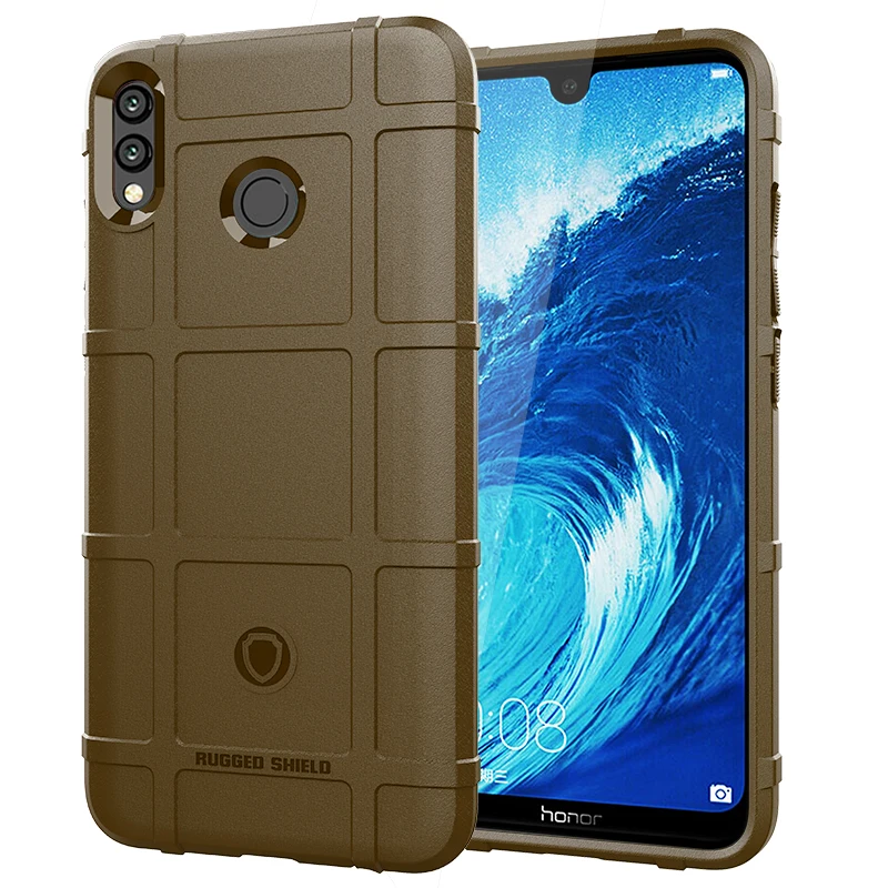 Чехол для Huawei honor 8X Max задняя крышка чехол Honor ударопрочный броня TPU кожаный мягкий