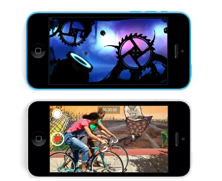 Used Original Apple iPhone 5C Unlocked Dual Core Cell Phone 8GB/16GB/32GB ROM WCDMA 3G Used Phone cheap apple cell phones