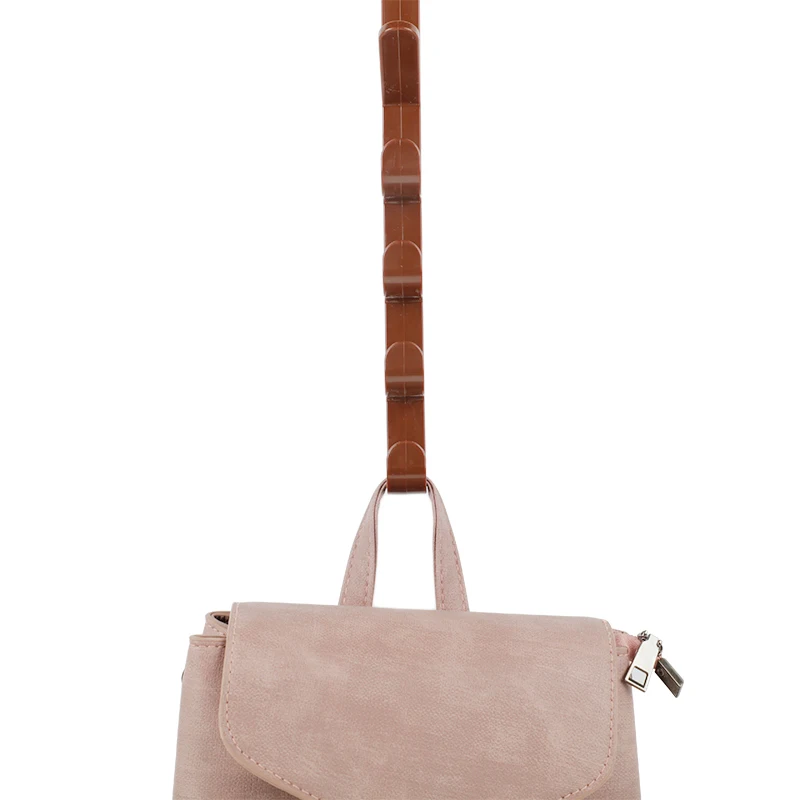 Stouge 1 قطعة جدار دولاب الباب على شنقا قبعة الملابس حامل الحمام منشفة رف رف المطبخ أشتات تخزين منظم