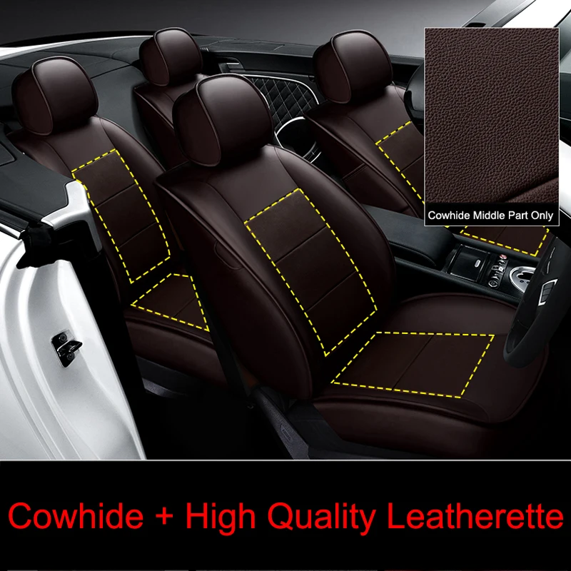 CARTAILOR кожзам и кожа автомобильные чехлы для hyundai Azera автомобильные чехлы для сидений защитное покрытие автомобильного сиденья на заказ