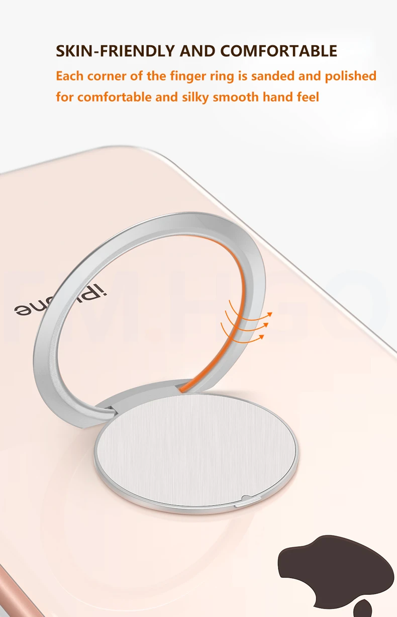 Кольцо-держатель мобильного телефона универсальная подставка на палец ультра-тонкий круг 90 градусов складной задний Декор магнитный автомобильный кронштейн аксессуары