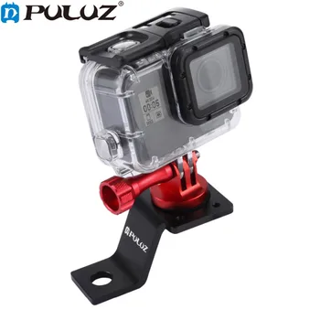 

PULUZ Red Aluminum Alloy Motorcycle Fixed Holder Mount for GoPro HERO6 5 Session 4 3+ 3 for Xiaomi yi for EKEN H9R H9