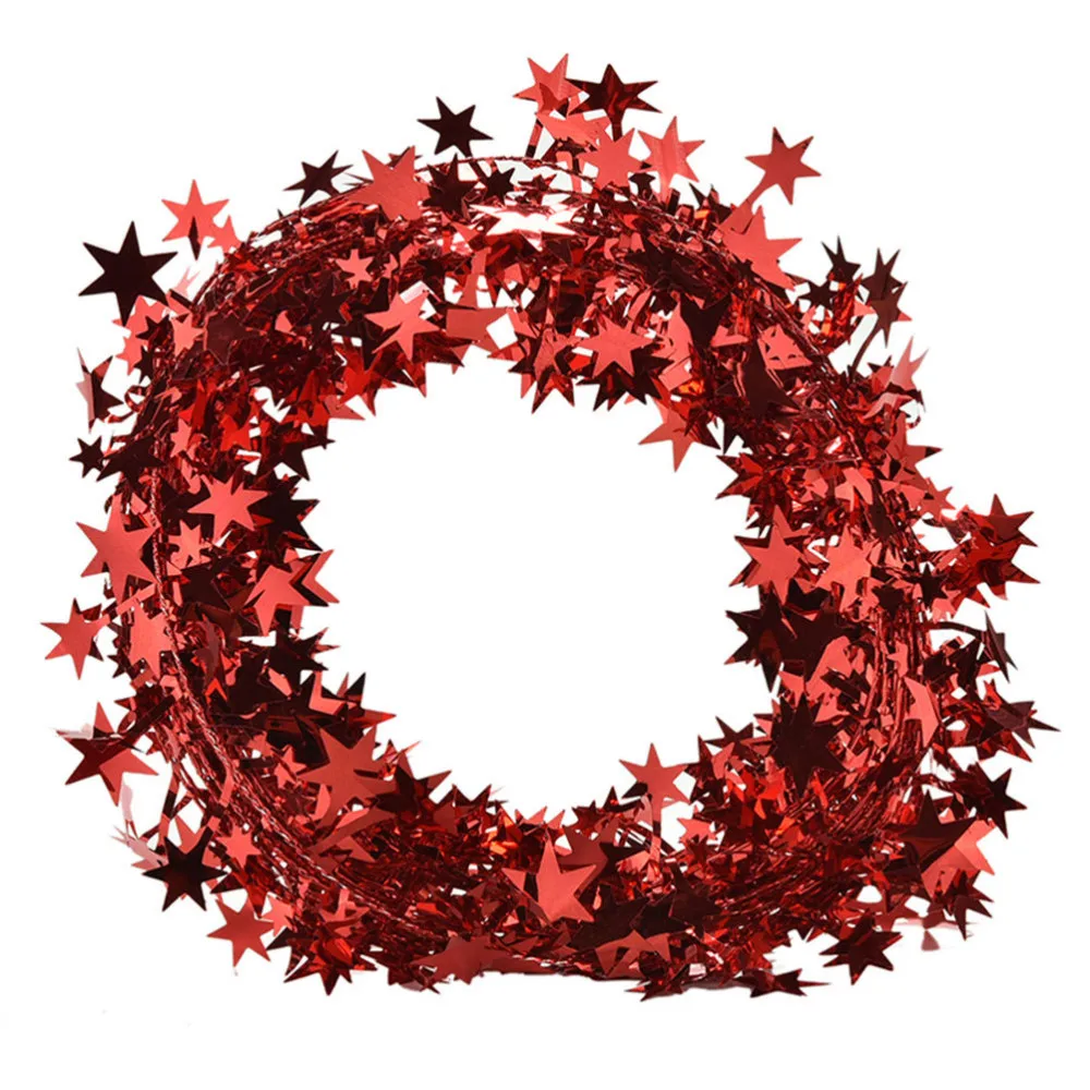 Рождественская елка Висячие звезды сосновый венок рождественские украшения поставки 7 цветов 7,5 м